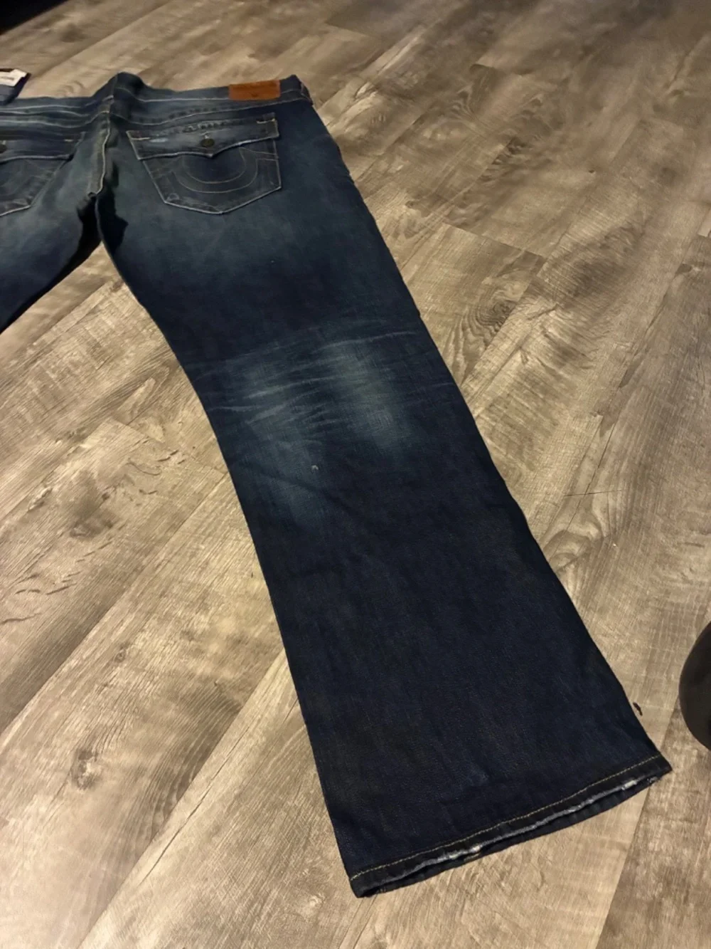 Vintage True Religion Billy Relaxed Bootcut Jeans Dark Wash Denim SZ 44 NWT New